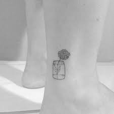 Brusimoes On Instagram Small Hydrangea Jar Blacktattoomag Hydrangea Tattoo Tattoos Mason Jar Tattoo