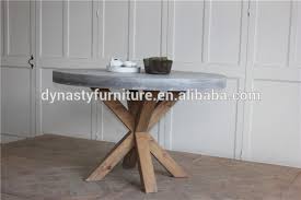 Make a hole in the centre of the countertop material to act as a compass guide. Outdoor Solid Wood Legs Round Dining Table With Concrete Top Furniture Buy Table Dining Table Furniture Outdoor Furniture Product On Alibaba Com