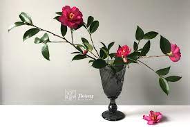 Flower Arrangement Camellias Fresh Flowers Arrangements Flower Arrangements Office Flowers