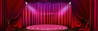 مسرح الستار ستارة أعمى واقية تغطي الخلفية Red Curtains Curtains With Blinds Theatre Curtains