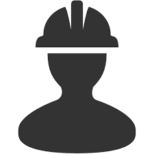 Construction Worker With Helmet Free Icon Dizajn