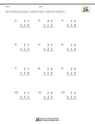 Become a mathhelp.com member today and receive unlimited access to lessons, grade reports. Multiplication Exercises For Grade Math Worksheets Coloring Squared And Division Word Problems Free Samsfriedchickenanddonuts