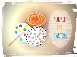 Tuto Toupie Carton Toupie Bricolage Pour Enfants Facile Jeux Faits Maison