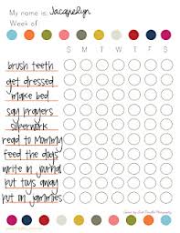 Super Cute Chore Chart The Home Teacher