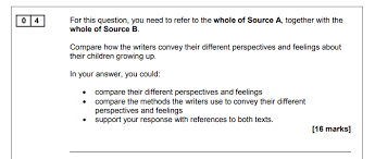 This provides students with two sources on a given topic or theme. How To Revise For Aqa Gcse English Language Paper 2 Question 4 Teaching English