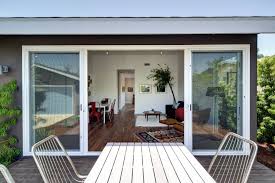 Also, vertical sliding patio and glass door blinds have multiple operating systems, including chain control, and tilt, right draw, left draw, and split draw to control the sunlight and privacy. Modern Sliding Door Coverings Novocom Top