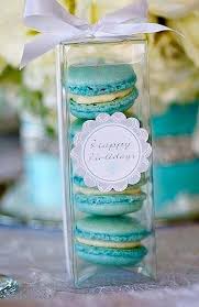 Here are some fun pictures, decorations and gift ideas for you! Tiffany Blue Baby Shower Favors