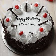 There are too many birthday cakes with the name downloads which you. Birthday Black Forest Cake With Name Edit Getatoz Com
