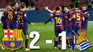Tengo un canal en youtube que se llama bydiegox10 Barcelona Vs Real Sociedad 2 1 La Liga 2020 21 Match Review Youtube