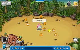 In what room can you find old copies of the penguin times? Saraapril In Club Penguin Puffle Backyard