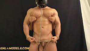 Hot Big Muscle Man Having His Big Firm Pecs Played In BDSM Theme! - Gay Porn