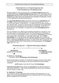 Wenn du wöchentlich 2 tage arbeitest steht dir ein gesetzlicher mindesturlaub von 8 tagen pro. Info Uber Fos Praktikum 1 Informationen Zur Urlaubsregelung