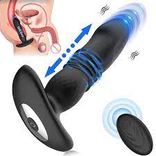 Thrusting Anal Dildo Vibrator Male Prostate Massager Ring Sex Toys for Men  Women | eBay