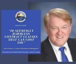 John B. Noone, Jr., a #CalSouthern Adjunct Faculty #Mentor in the School of  Business and Management, was recently featured in the National Contract  Management Association (#NCMA) Magazine for his article, “10 Seemingly