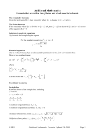 Do not worry about your difficulties in mathematics, i assure you that mine are greater. Additional Mathematics