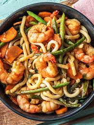 One Pan Shrimp Lo Mein Recipe Hellofresh Recipe Hello Fresh Recipes Seafood Recipes Recipes