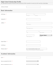 With this friendly intuitive interface software, i created infographics, posters. Scholarship Profile Form Template Jotform