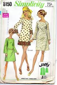 Simplicity 8150 1960s Misses Jiffy Dress Pattern Square Neck Etsy Pattern Fashion Vintage Sewing Patterns Vintage Outfits