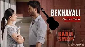 Bekhayali Guitar Tabs Kabir Singh Guitar Tabs Music Blog Guitar