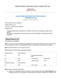 Maybe you would like to learn more about one of these? Linear Profile Sdn Bhd Ors V Khor Guet Lin Studocu