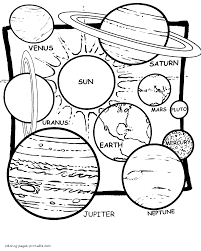 Color a dsn antenna with a deep space network engineer. Coloring Pages Of The Solar System Coloring Pages Printable Com
