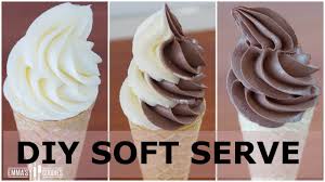 homemade soft serve ice cream recipe