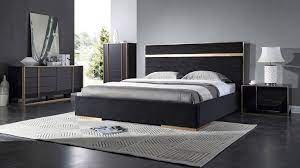 Domus Cartier Black Brush Bronze Bedroom Collection Las Vegas Furniture Store Modern Home Furniture Cornerstone Furniture Contemporary Bedroom Sets Modern Bedroom Set Bedroom Set