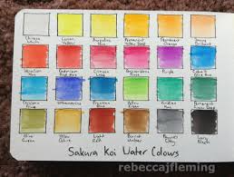 Watercolours Sakura Koi Watercolour Pocket Field Sketch Box