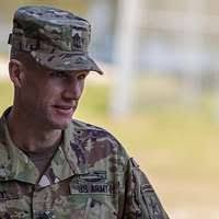 U.S. Marine Corps Staff Sgt. Lloyd Crabtree, range