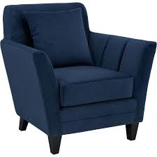 6pm score deals on fashion brands Lane Furniture Accent Chairs Berkley 30076 Accent Chair Navy Stationary From Alliance Furnishings