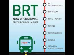 (usj 7 to sunway setia jaya station) instagram. Bus Rapid Transit Brt Sunway Line Property Malaysia