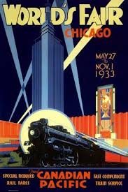 Art Deco Print Train Posters Art Deco Posters Chicago Poster