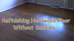 Once you have finished sanding and refinishing the hardwood floor, it's time to apply your preferred darker stain. Refinishing Hardwood Floors Without Sanding Diy For Under 60 Youtube