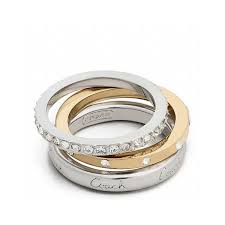 Coach Pave Mixed Metal Ring Set Found On Polyvore Mixed Metal Rings Coach Jewelry Jewelry