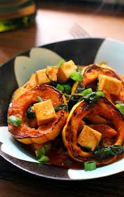 Delicata Squash And Tofu Thai Red Curry Joanne Eats Well With Others Recipe Tofu Delicata Squash Thai Red Curry