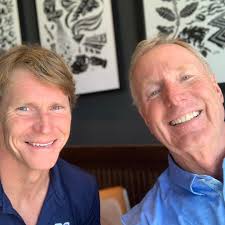 Highlight of the day. Coffee with this guy. Josh Davis. Yep, 2x Olympian  swimmer, 3 gold medals, 2 silver medals, former world record holder