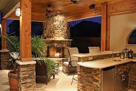 An outdoor kitchen adds to your home's usable space, increases its bottom line value, creates a vibrant social center for your life and makes friends and neighbors green with envy. Tips For Outdoor Kitchen Lighting Peterson S Landscape Maintenance