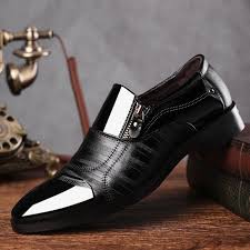 Reetene Fashion Business Dress Men Shoes 2019 New Classic Leather Men Chicmaxonline Dress Shoes Men Classic Oxford Shoes Business Shoes