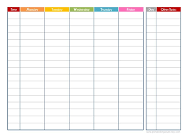 Free Printable Daily Schedule Calendar Daily Calendar