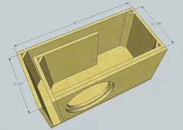 Single 12 Ported Box 2 0 Cu Ft 33hz Subwoofer Box Design Subwoofer Box Sub Box Design