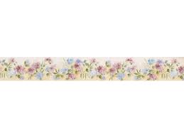 See more ideas about flower backgrounds, flower background design, flower wallpaper. White Background Tiny Blue Red Flowers Wallpaper Border
