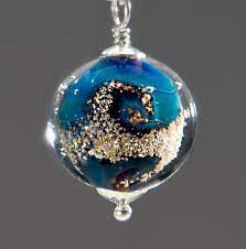 Cremation Ash Bead Round Glass Bead Keepsake Touchstone Etsy Memorial Pendant Mourning Jewelry Ashes Jewelry
