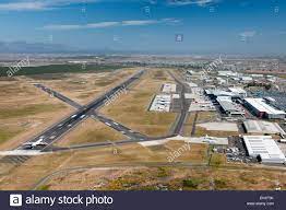 Cape town intl (cpt) airport guide: Luftaufnahme Des Cape Town International Airport Sudafrika Stockfotografie Alamy