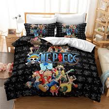 Mélangeant à la fois la beauté et la simplicité, elle vous séduira à coup sûr ! Ensemble De Literie A Dessin Anime Japonais Nouvelle Collection Pour Garcons Et Filles Monkey D Luffy Linge De Lit Housse De Couette Et Taies D Oreiller 2 3 Pieces Livraison Directe Aliexpress