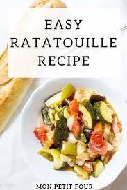 Easy Ratatouille Recipe Easy Ratatouille Recipes Ratatouille Recipe Recipes