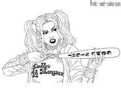 Harley quinn, joker, dc, poison ivy, birds of prey, batman, superhero, dcuharleyquinn, dc universe, margot robbie, . Harley Quinn Coloring Pages
