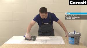 See if you can borrow an sds drill with chisel attachments. Tiling Wood Applications Youtube