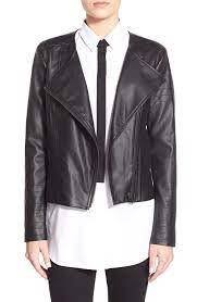 Cupcakes And Cashmere Helena Faux Leather Jacket Nordstrom Faux Leather Jackets Jackets Leather Jacket
