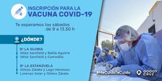 Abrió la inscripción para mayores de 35 años. Nuevos Puntos De Inscripcion Para La Vacuna Covid 19 En Los Barrios La Gloria Y La Estanzuela Godoy Cruz