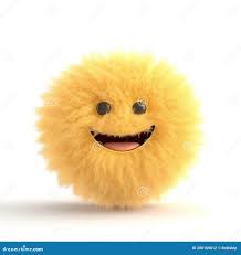 Smiley Face Happy Hairy Cartoon Emoticon Mascot Stock Illustration -  Illustration of isolated, yellow: 280169612